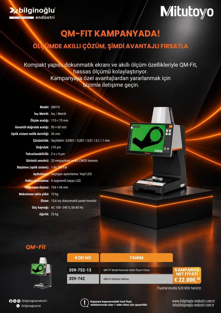QM-Fit KAMERALI OPTİK ÖLÇÜM CİHAZI KAMPANYASI